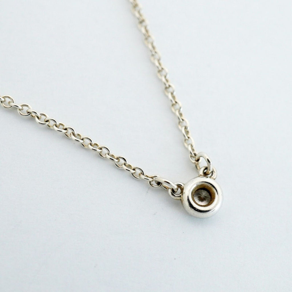 Tiffany & Co. By the Yard Necklace 1PD Diamond Silver 925