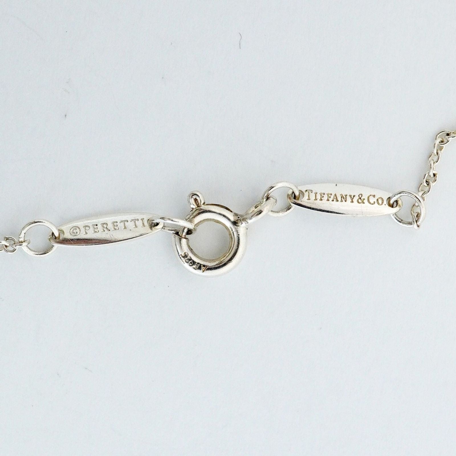 Tiffany & Co. By the Yard Necklace 1PD Diamond Silver 925