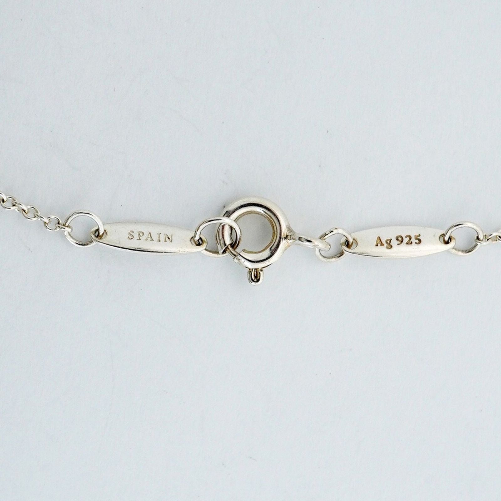 Tiffany & Co. By the Yard Necklace 1PD Diamond Silver 925