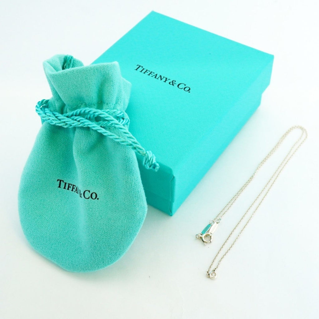 Tiffany & Co. By the Yard Necklace 1PD Diamond Silver 925