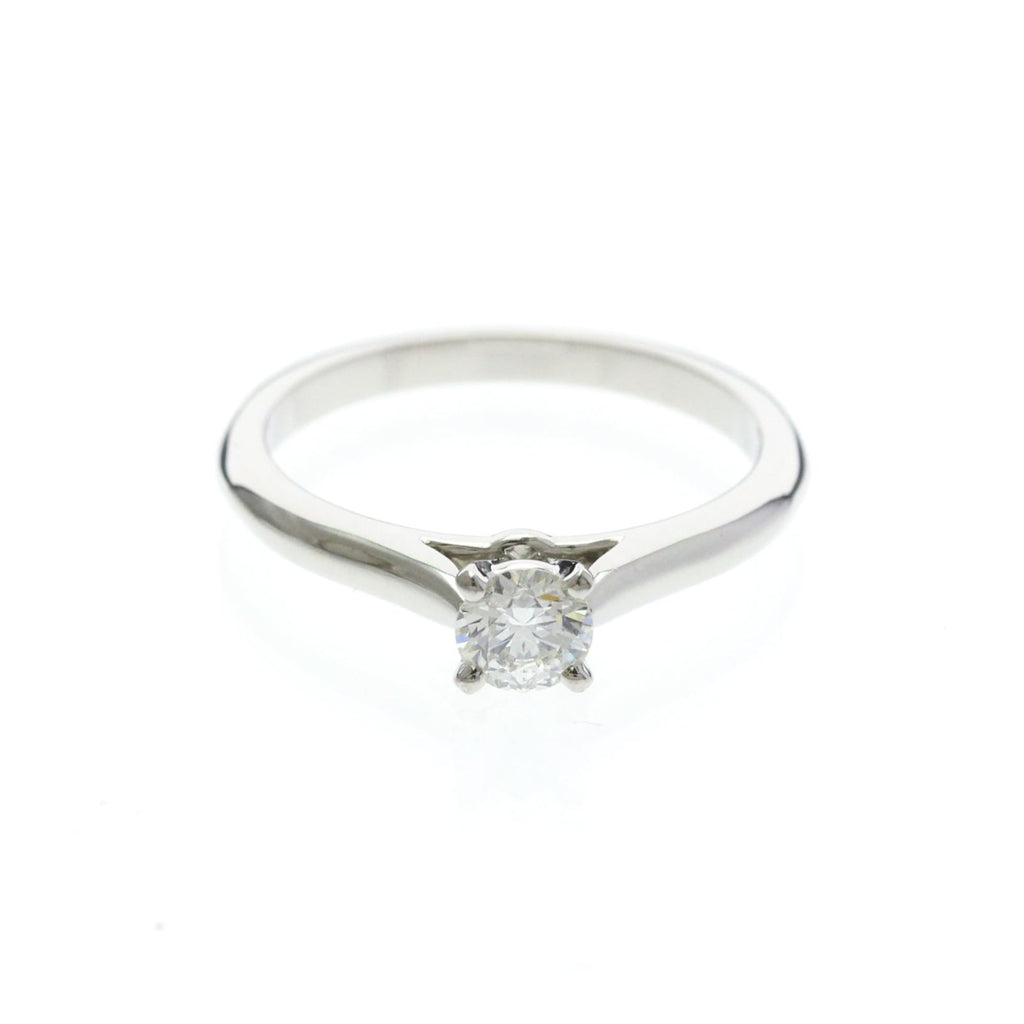 Cartier 1895 Solitaire Ring Platinum Diamond 0.31ct