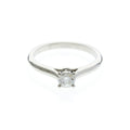 Cartier 1895 Solitaire Ring Platinum Diamond 0.31ct