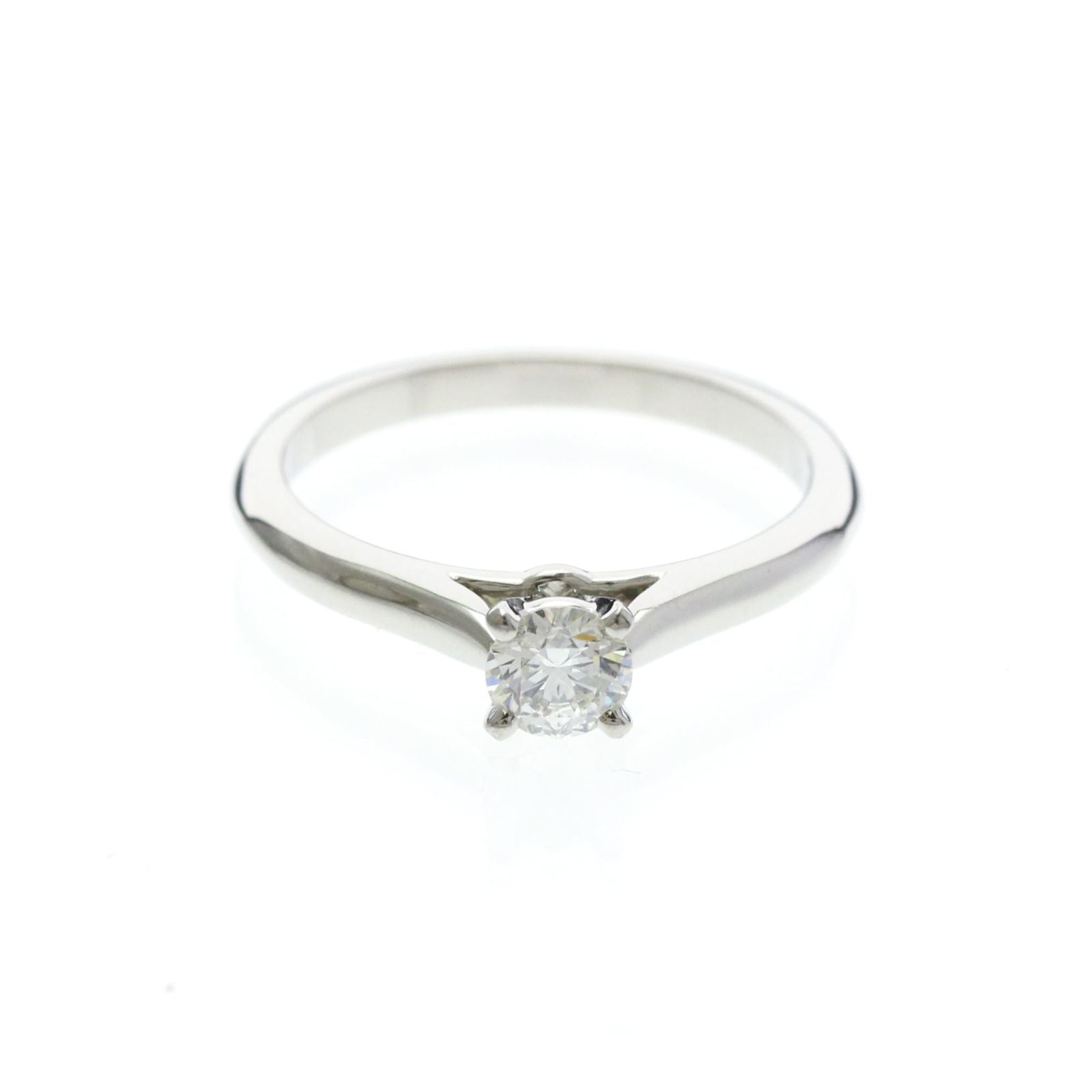 Cartier 1895 Solitaire Ring Platinum Diamond 0.31ct