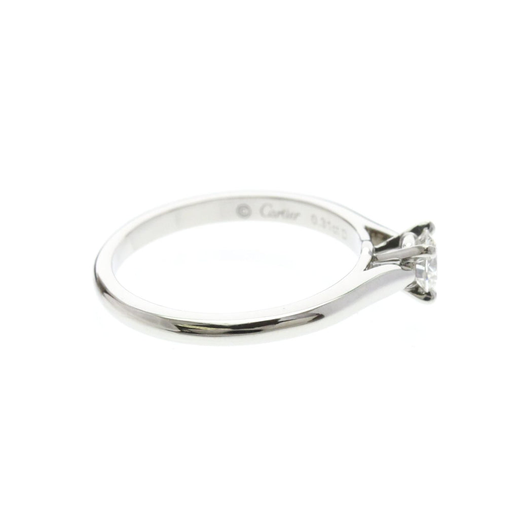 Cartier 1895 Solitaire Ring Platinum Diamond 0.31ct
