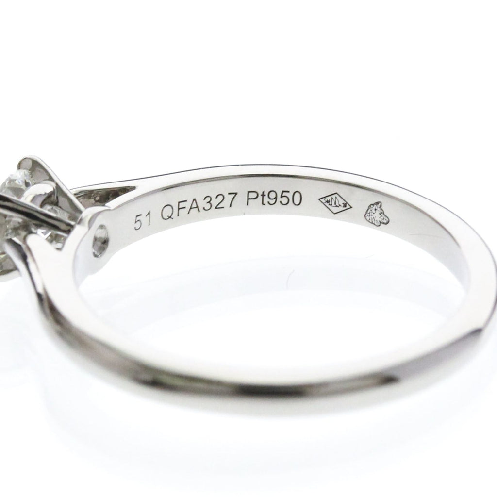 Cartier 1895 Solitaire Ring Platinum Diamond 0.31ct