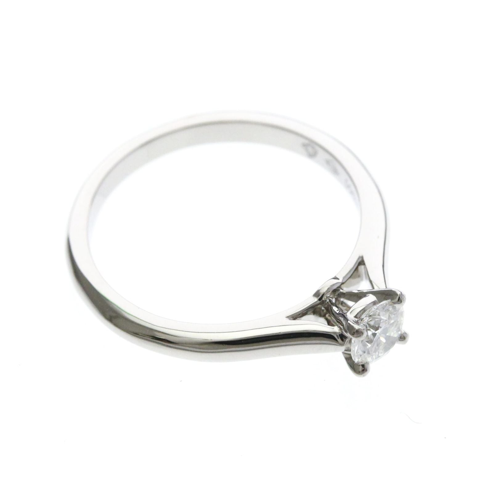 Cartier 1895 Solitaire Ring Platinum Diamond 0.31ct