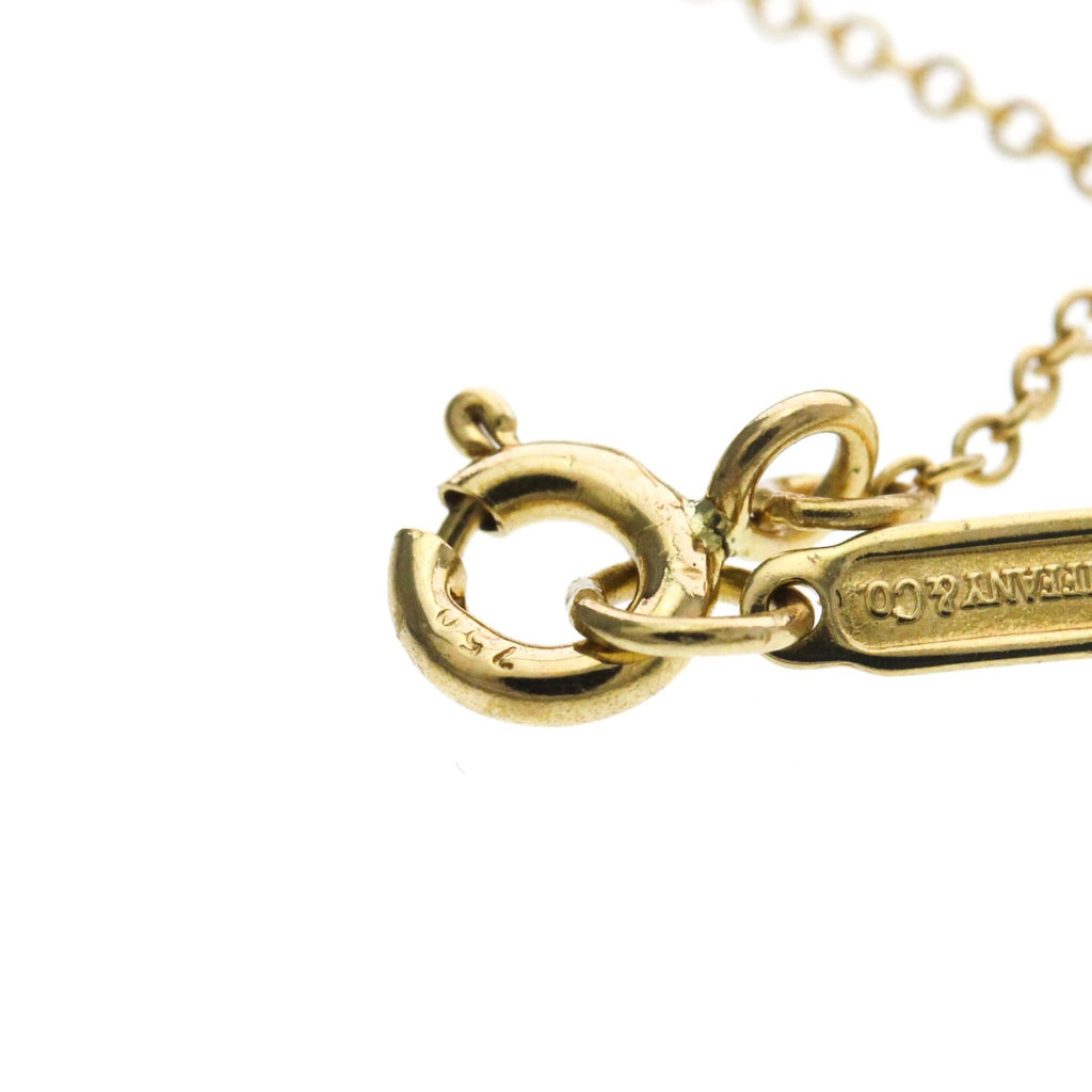 Tiffany & Co. Bow Necklace K18 Yellow Gold