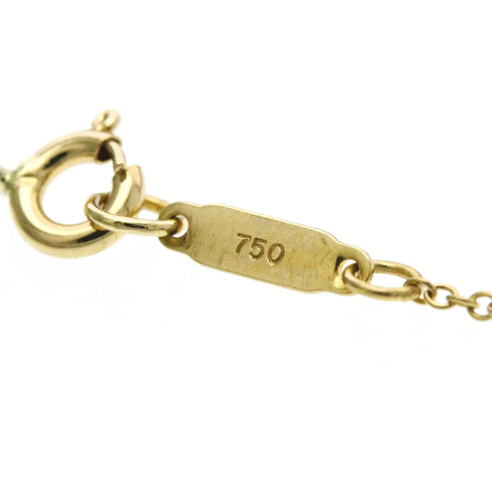 Tiffany & Co. Bow Necklace K18 Yellow Gold