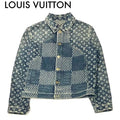 Louis Vuitton Giant Damier Monogram x NIGO Denim Jacket Size 48