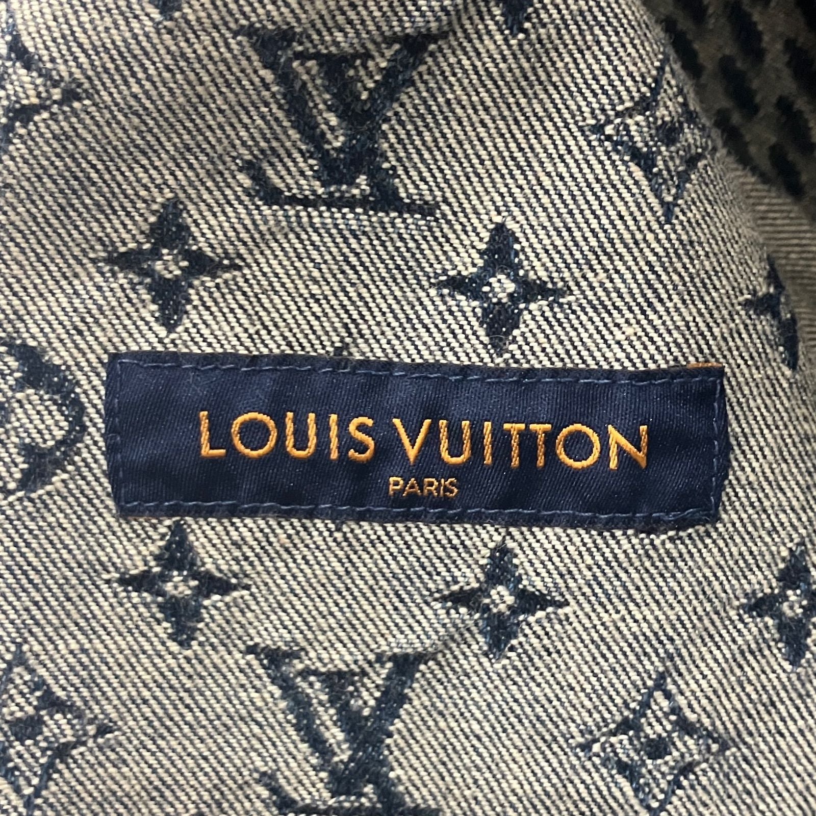 Louis Vuitton Giant Damier Monogram x NIGO Denim Jacket Size 48