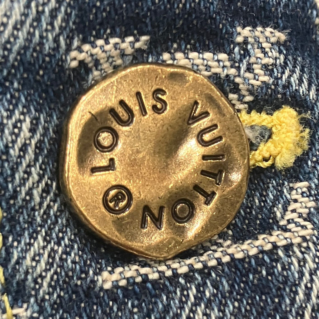 Louis Vuitton Giant Damier Monogram x NIGO Denim Jacket Size 48