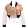 Christian Dior Lamb Leather & Boa Cropped Blouson