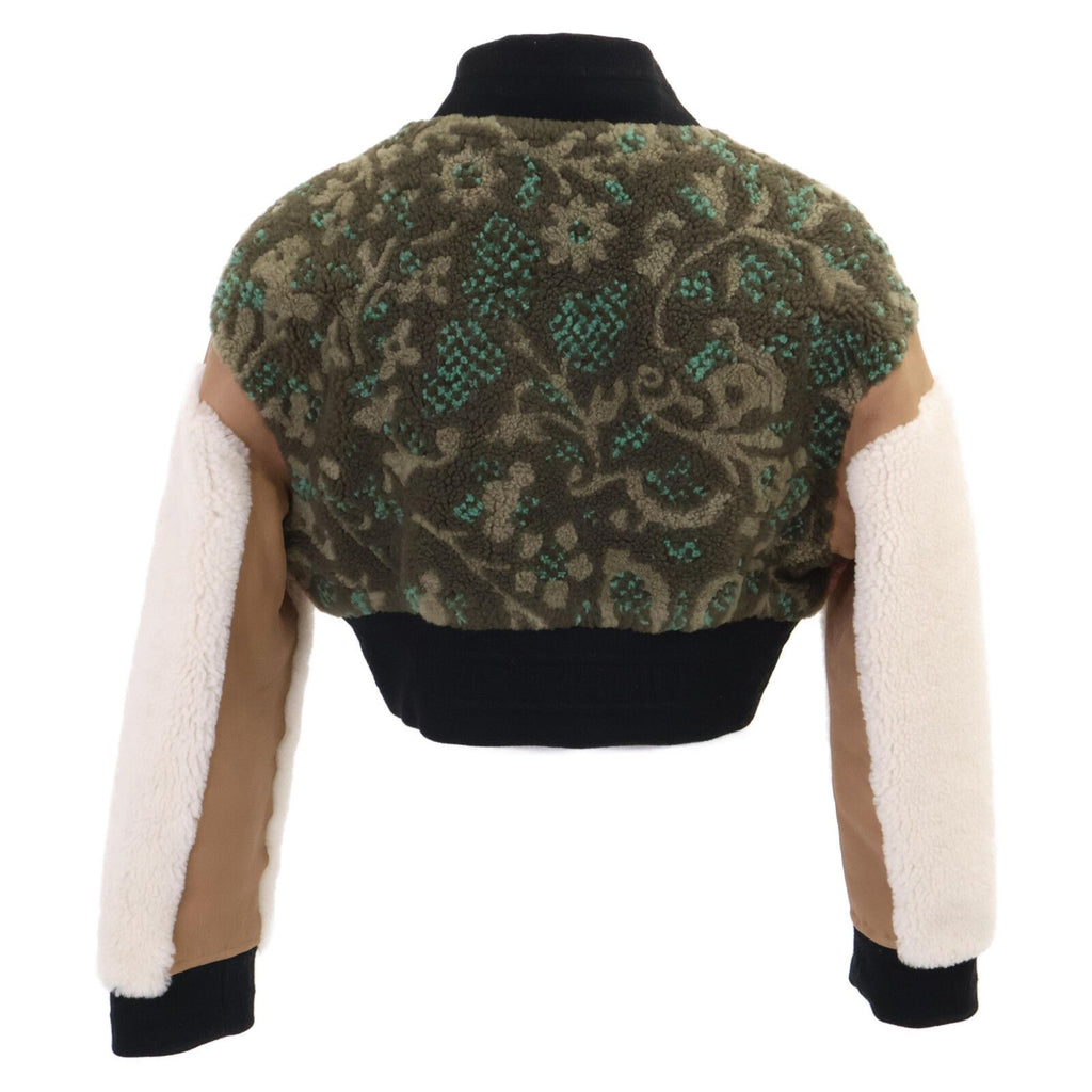 Christian Dior Lamb Leather & Boa Cropped Blouson