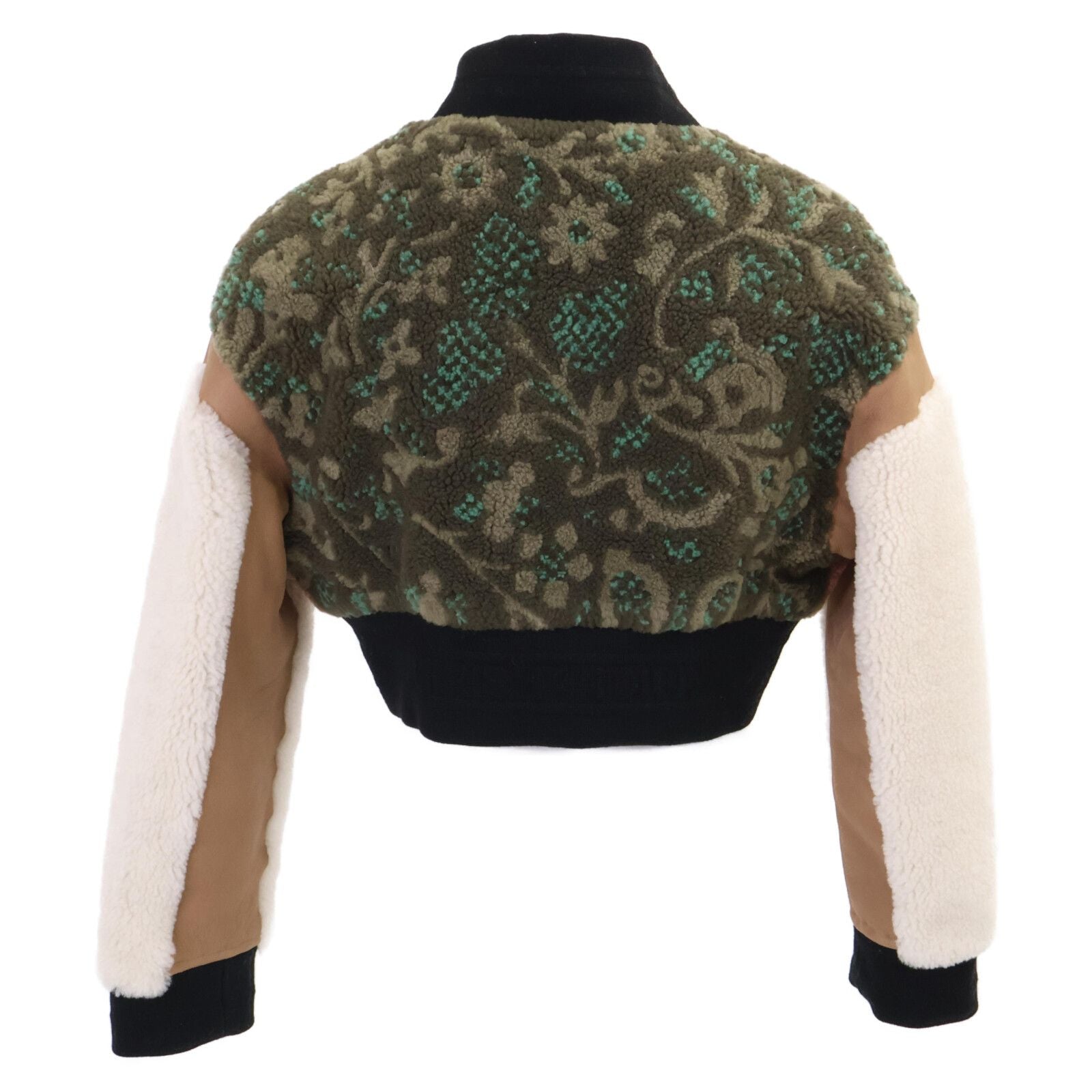 Christian Dior Lamb Leather & Boa Cropped Blouson