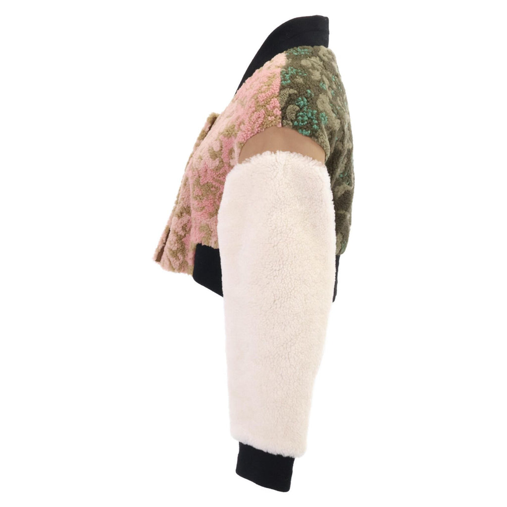 Christian Dior Lamb Leather & Boa Cropped Blouson