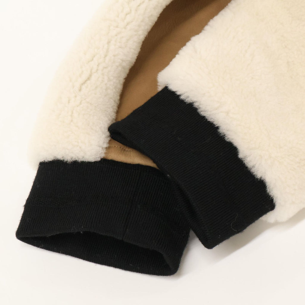 Christian Dior Lamb Leather & Boa Cropped Blouson