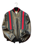 Gucci Sherry Line Leather Jacket
