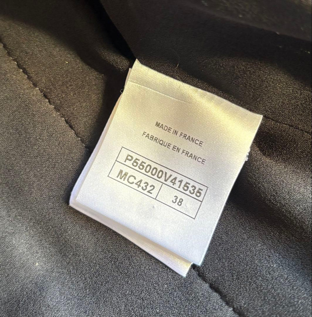 CHANEL Gold Lamé Tweed Jacket Size 38