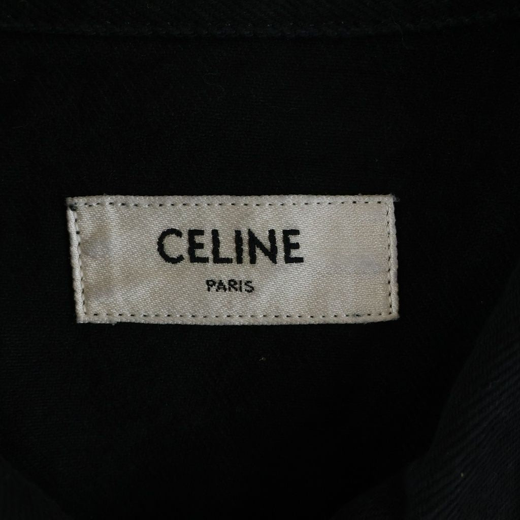 Celine 22SS Studded Cut-Off Denim Vest