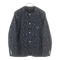 Louis Vuitton 24AW Double-Breasted Cotton Chambray Floral Embroidery Jacket