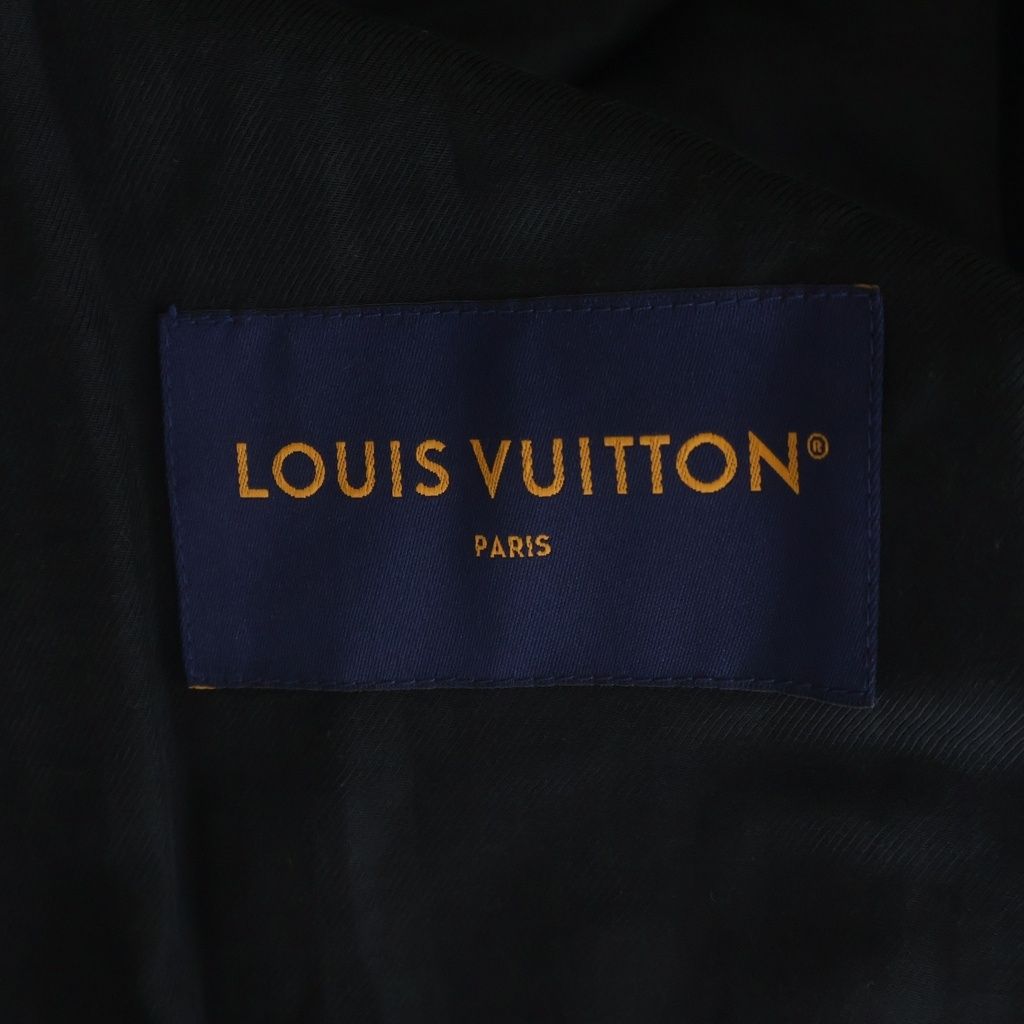Louis Vuitton 24AW Double-Breasted Cotton Chambray Floral Embroidery Jacket