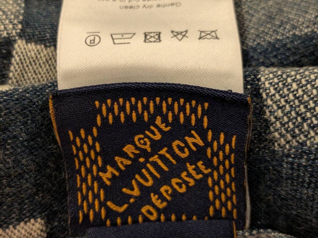 Louis Vuitton Damier Denim Jacket Size 46