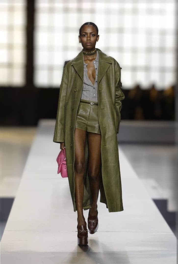 Gucci Sabato Leather Coat
