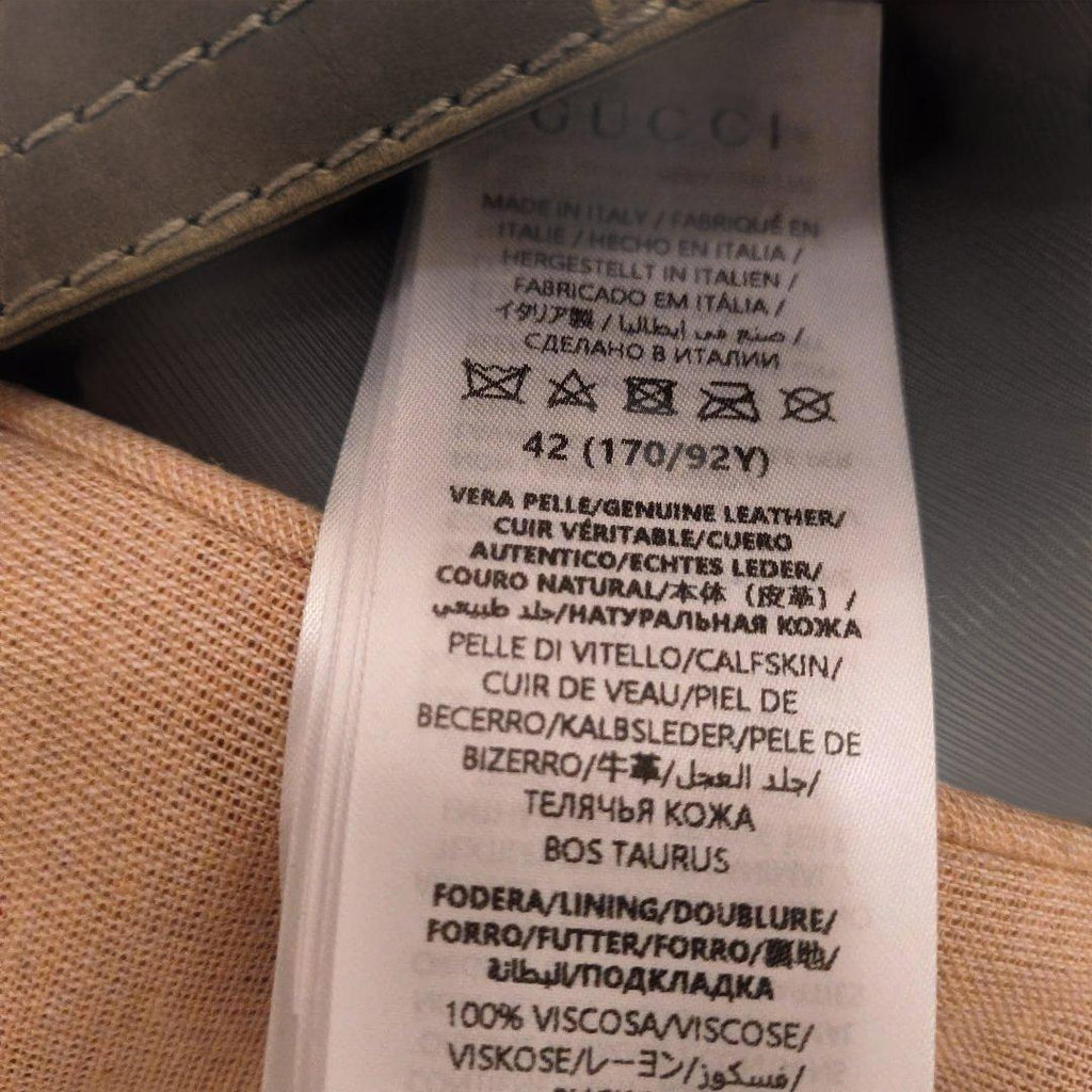 Gucci Sabato Leather Coat