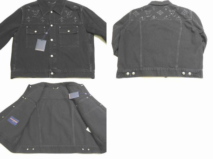 Louis Vuitton Monogram Destroy Denim Trucker Jacket