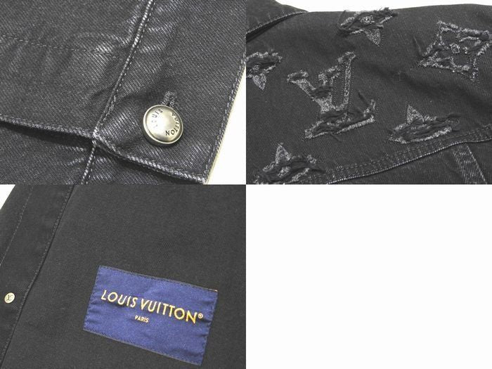 Louis Vuitton Monogram Destroy Denim Trucker Jacket