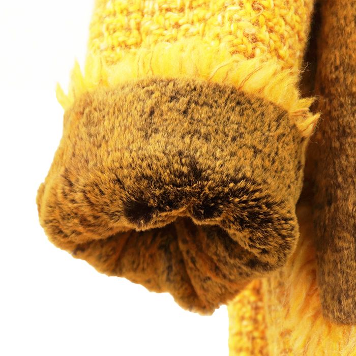 Chanel Vintage Tweed Coat with Rabbit Lining