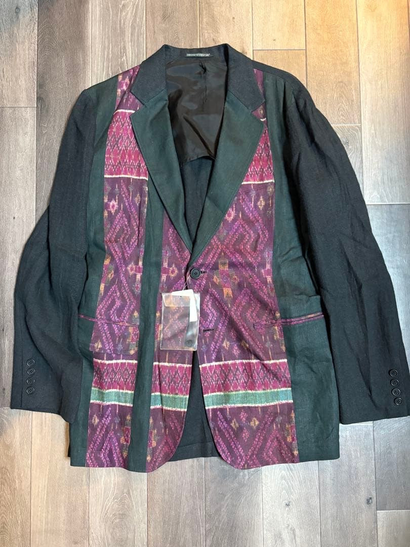 Yohji Yamamoto HOMME 21SS リネン エスニック ジャケット サイズ3