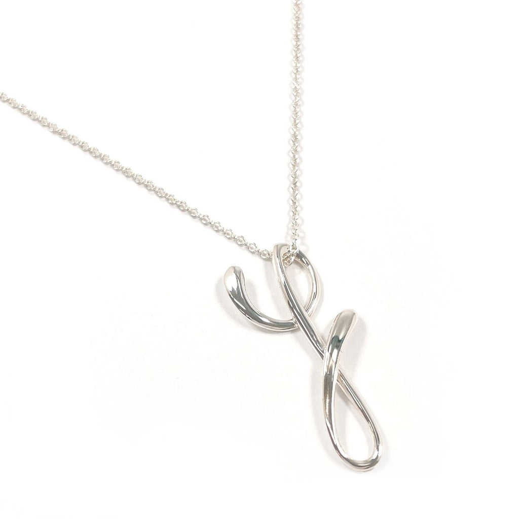 Tiffany & Co. Elsa Peretti Alphabet Letter Y Necklace