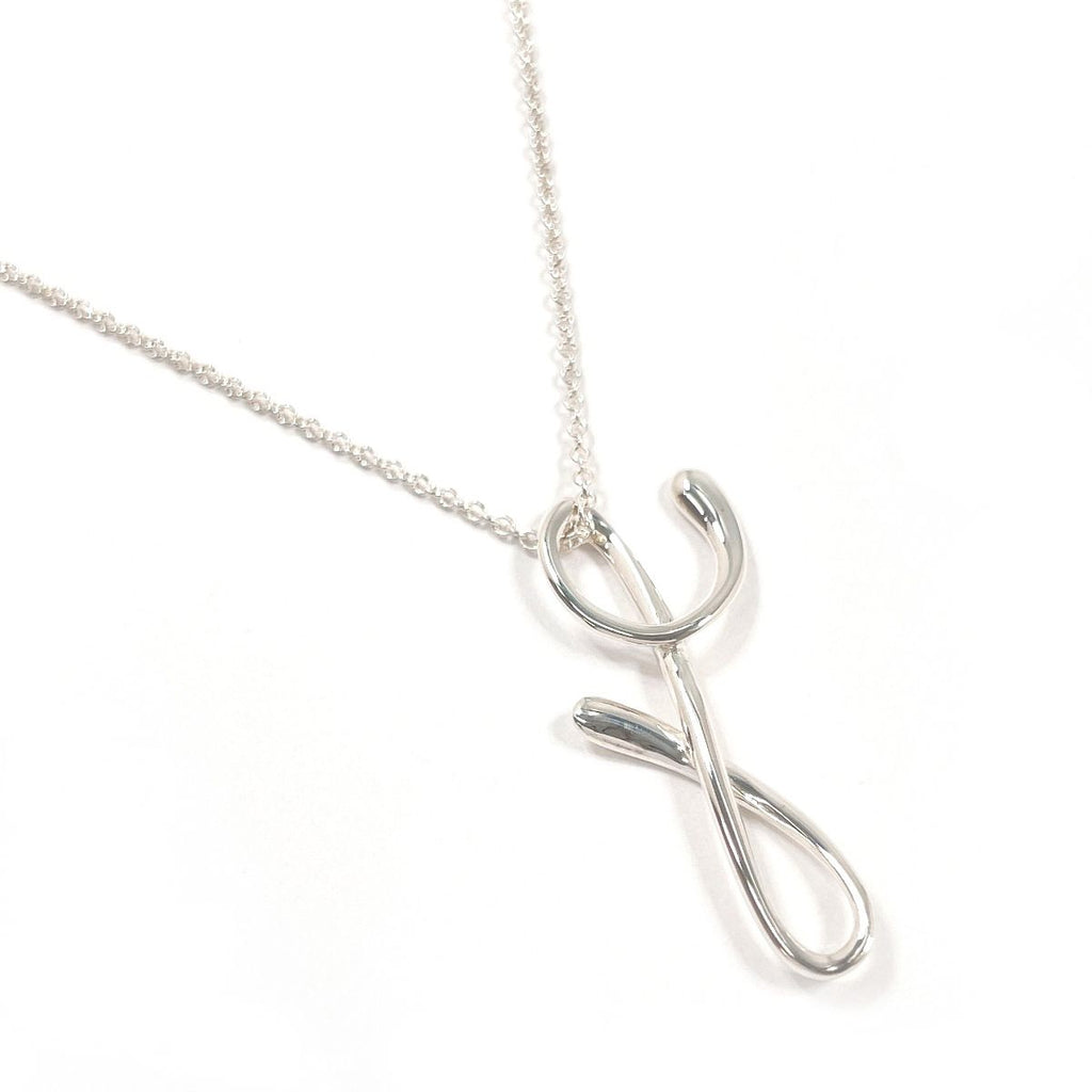 Tiffany & Co. Elsa Peretti Alphabet Letter Y Necklace