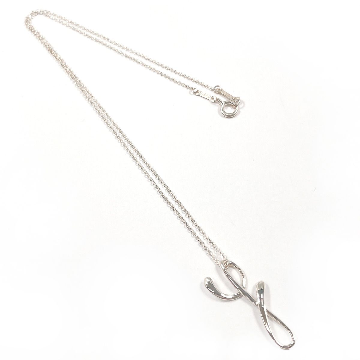 Tiffany & Co. Elsa Peretti Alphabet Letter Y Necklace