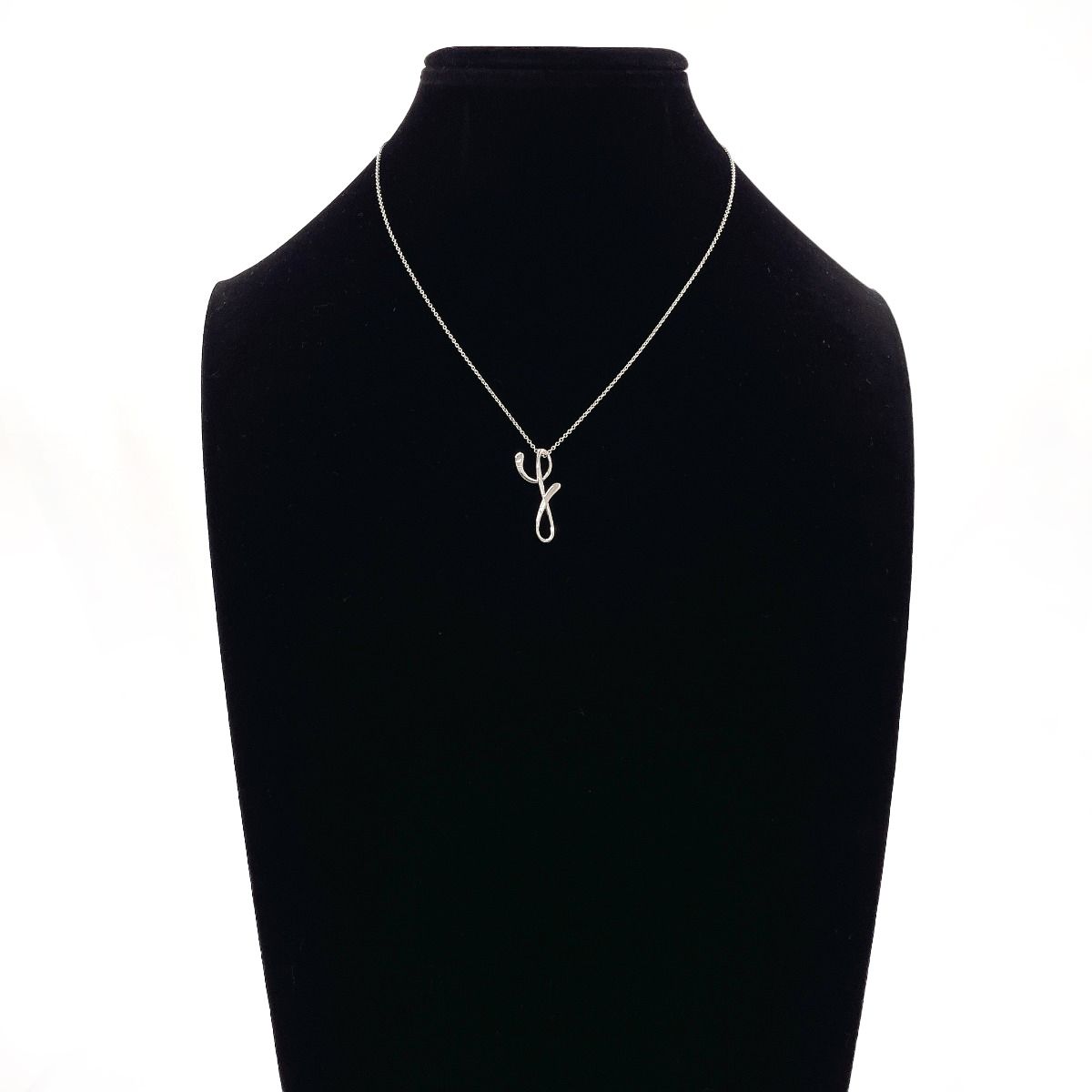 Tiffany & Co. Elsa Peretti Alphabet Letter Y Necklace