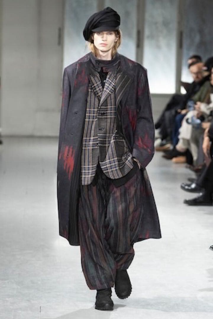 NWT Yohji Yamamoto 23AW Look1 Red Coat Size 3
