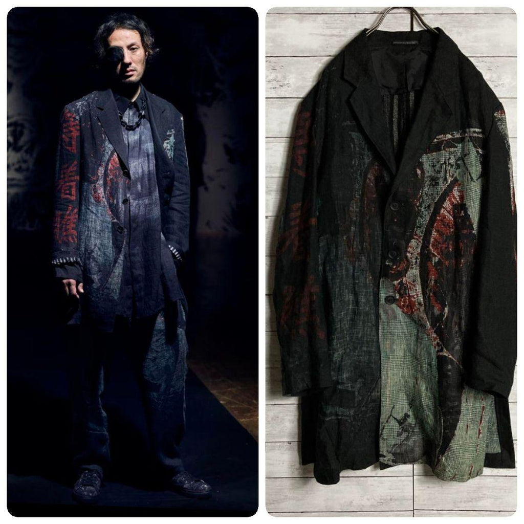 Yohji Yamamoto Pour Homme 21SSロングジャケット サイズ3
