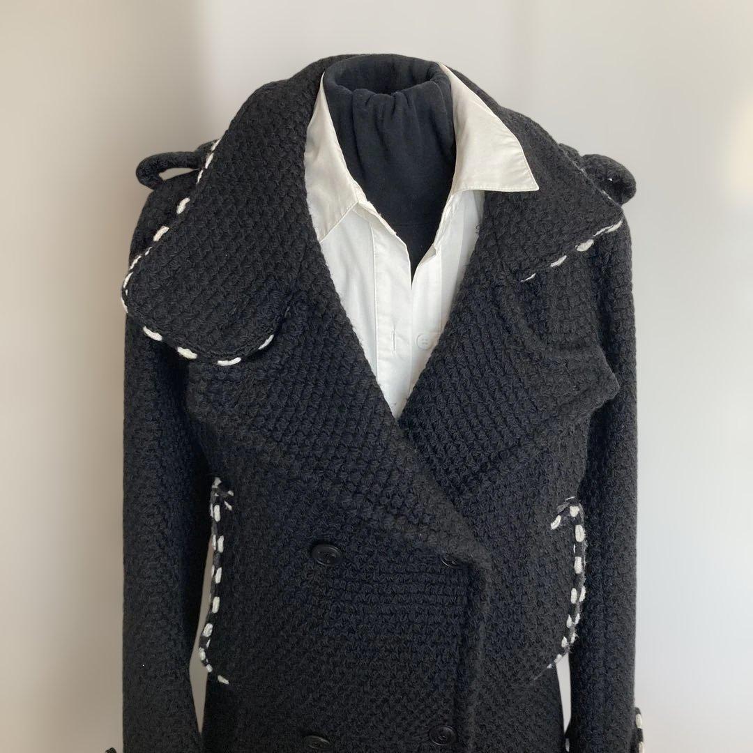 CHANEL Double Breasted Peacoat
