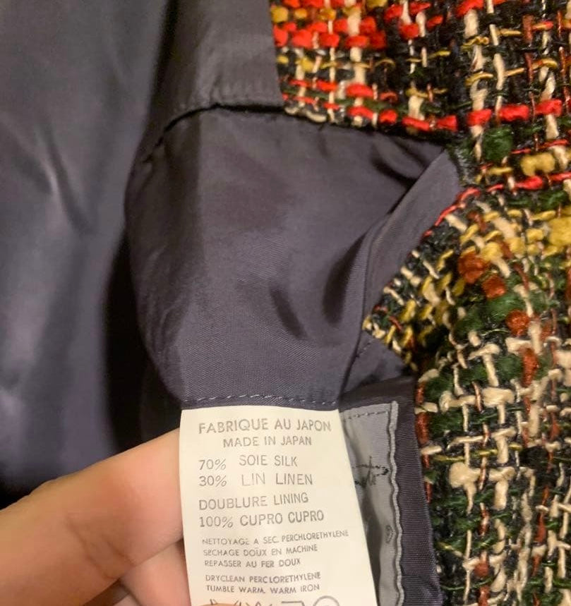 Yohji Yamamoto Pour Homme 89SS Hand-Spun Silk