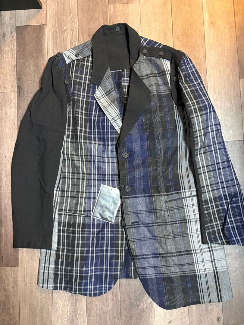 Yohji Yamamoto HOMME 21SS Check Jacket Size 3