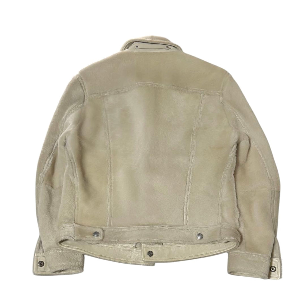 Tom Ford Haircalf Lamb Leather Mouton Jacket Size 50
