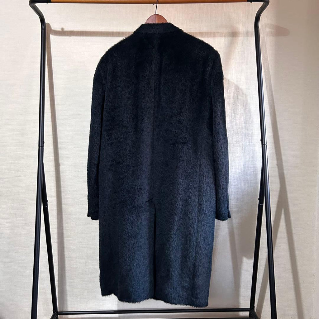 RAF SIMONS 22-23AW Last Collection Shaggy Alpaca Wool Chester Coat