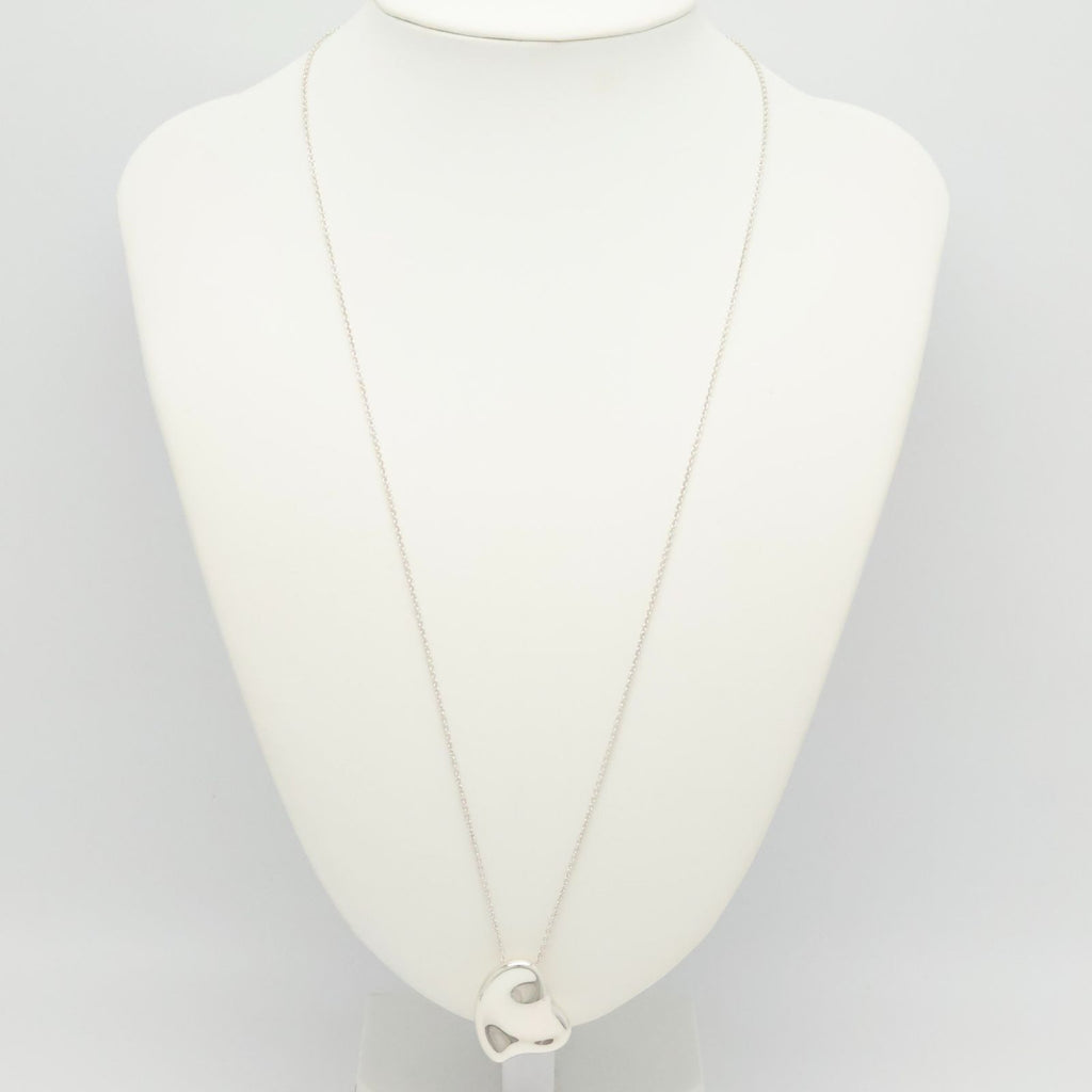 Tiffany & Co. Elsa Peretti Large Full Heart Necklace Silver 925