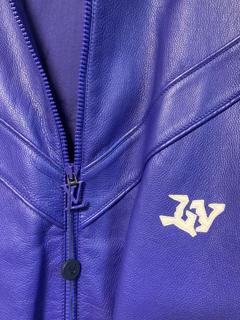 新品 Louis Vuitton VUITTON Leather Jacket