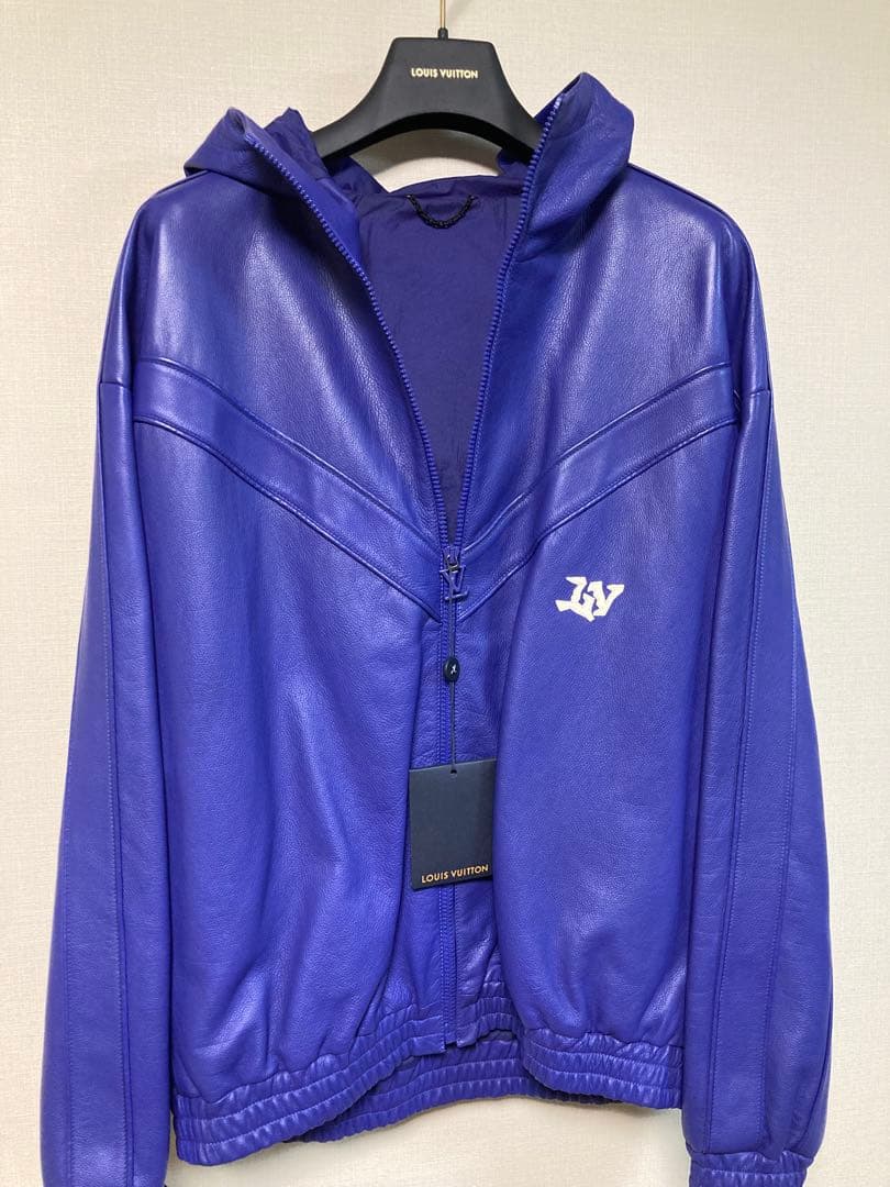 新品 Louis Vuitton VUITTON Leather Jacket