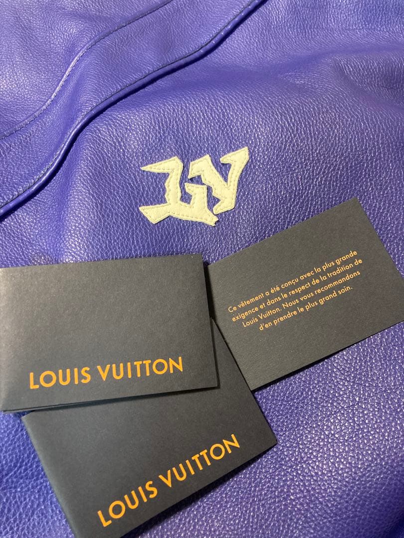 新品 Louis Vuitton VUITTON Leather Jacket