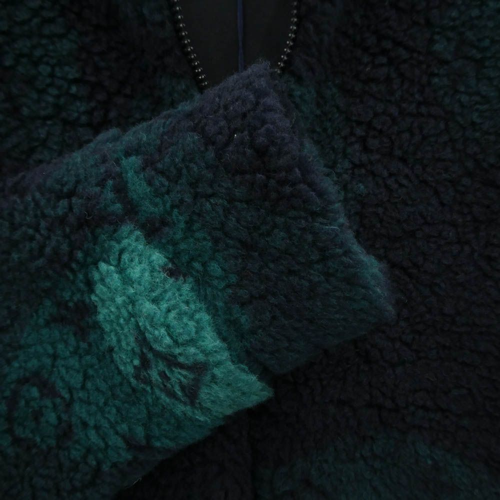 Louis Vuitton 23SS Monogram Jacquard Camo Boa Fleece Jacket HOY15W Size XS
