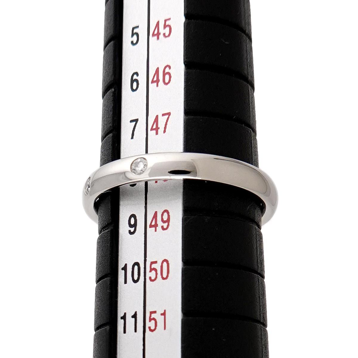 Van Cleef & Arpels Tendrement Etoile Diamond Ring Platinum Size 48