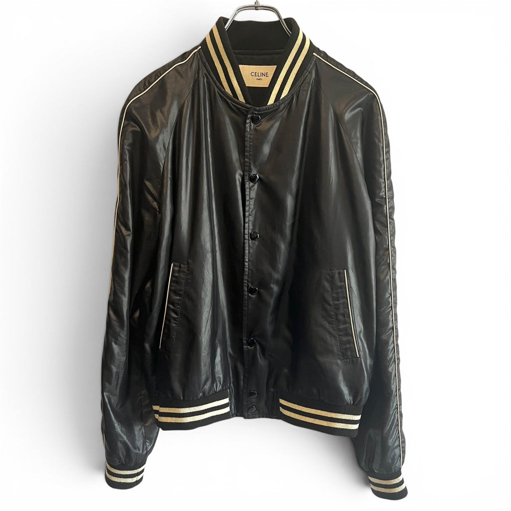 Celine 20SS Hedi Slimane Era Teddy Jacket Black